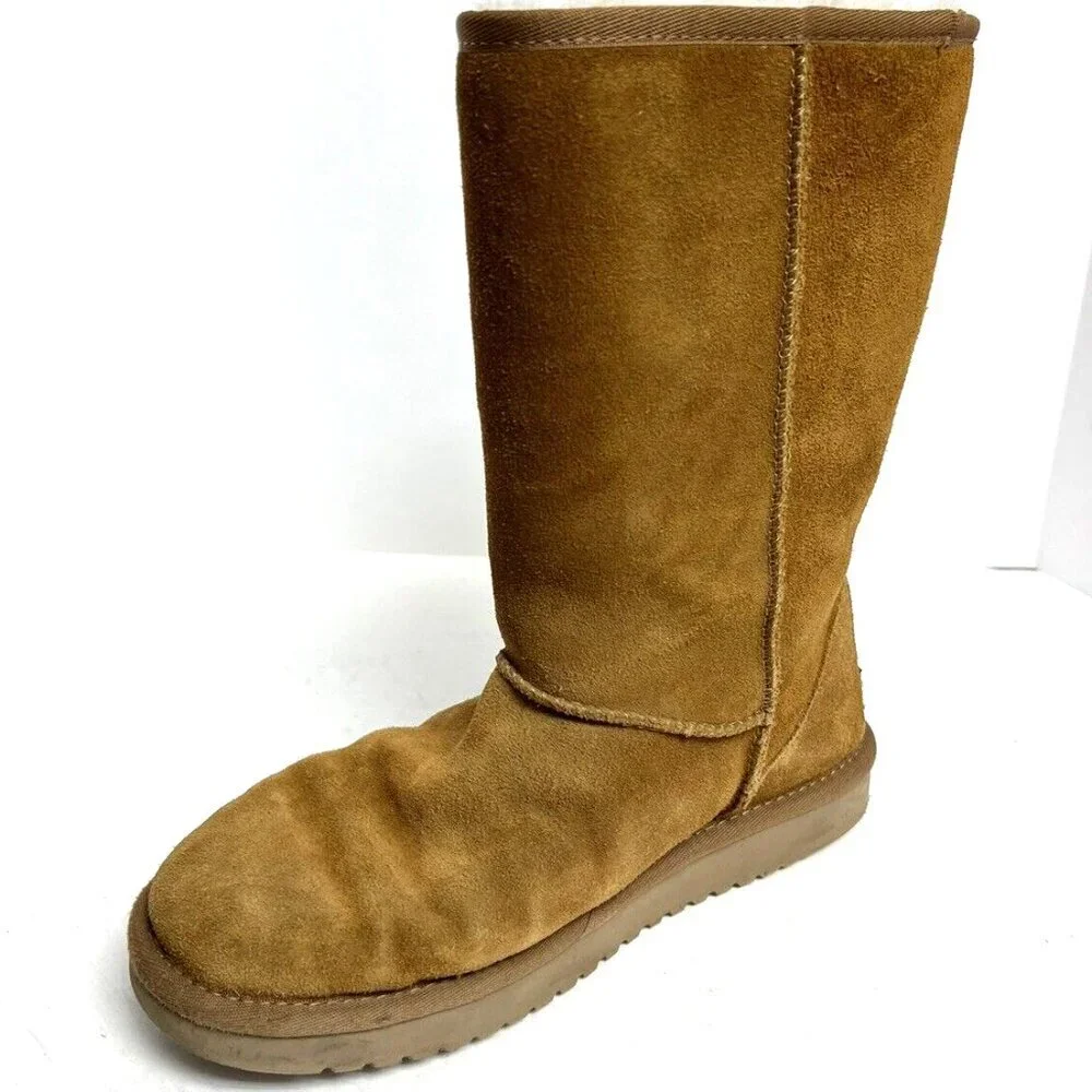 Koolaburra Women's Koola Tall Boots Chestnut, Size 7 M